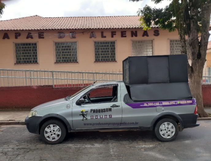 Veículo de propaganda volante Produsom